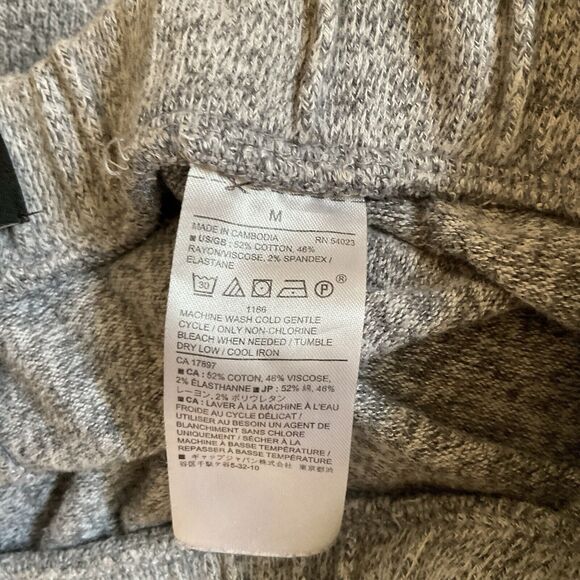 Banana Republic Pants Womens Gray Sweater Pant Wide Leg Pull On, Size M - Picture 11 of 15